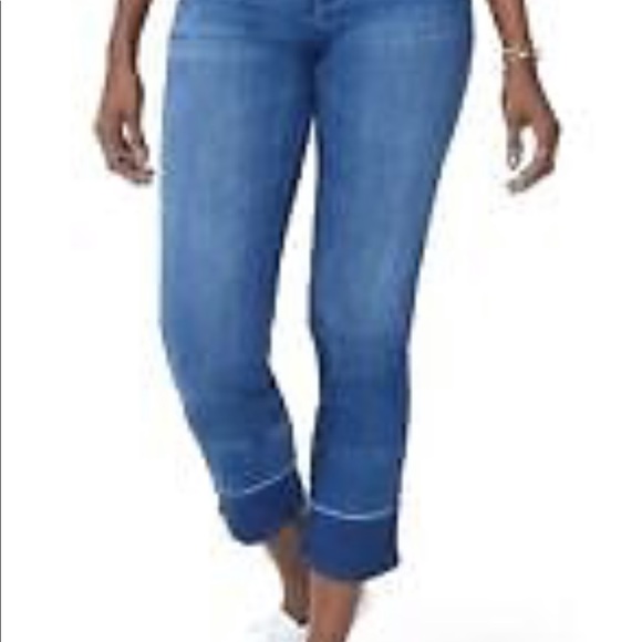 NYDJ Women’s Sheri Wide Release Hem Ankle Jean - Picture 2 of 2